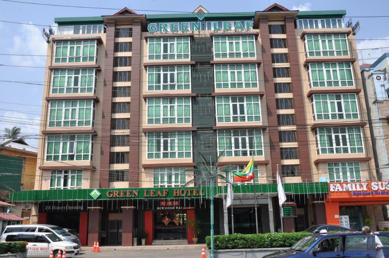 Green Leaf Hotel Yangon Bagian luar foto